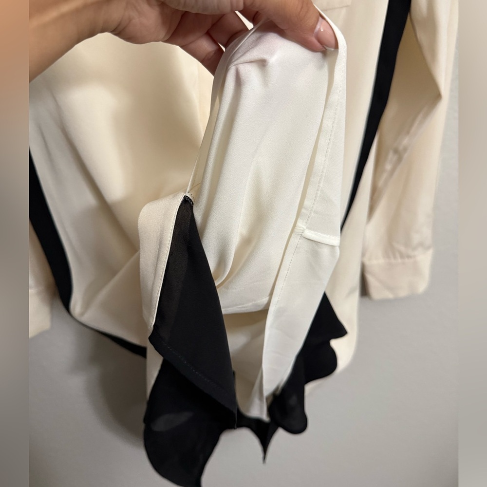 Vince Crepe de Chine Shirtdress - Picture 8 of 10